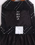 Dogs Allover Mirror Work Embroidered Dress